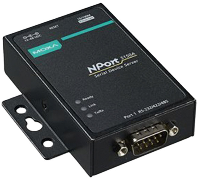 昌運監視器 MOXA NPort 5150A 1埠 RS-232/422/485 序列裝置伺服器 內建串列突波保護, 1個
