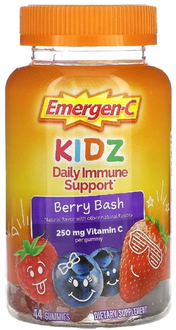 이머전씨 Kidz 데일리 이뮨 서포트 베리 배쉬 250mg 구미젤리 44개, 1개, 44정 - 쿠팡