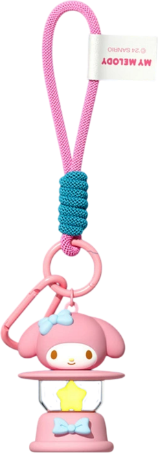 산리오 정품 별빛랜턴 무드등 키링 열쇠고리