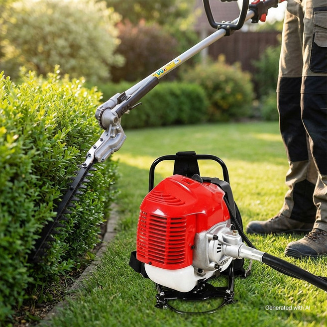 RVT 부착형 트리머 RT-24TM 예초기 정원 조경 전정기 가지치기 부착톱 고지 작업대 연결대 엔진 충전, 1개