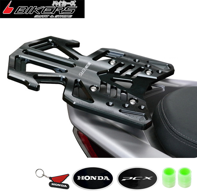 당일발송 KR쿠팡 BIKERS 바이커즈 PCX 전년식 캐리어 확장형 3844819173 KR쿠26/BK PCX 확장형 탑박스브라켓, 1개, 블랙+H링+HP씬+야밸