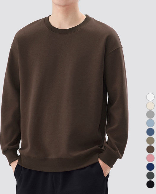 디커스텀 남녀공용 루즈핏 무지 맨투맨 14컬러 빅사이즈