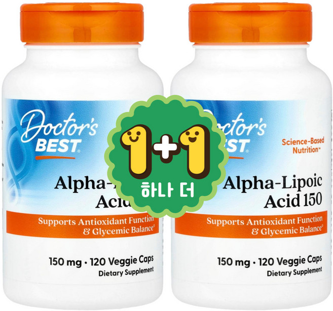 닥터스베스트 알파리포산 150mg 베지캡슐 120정, 2개