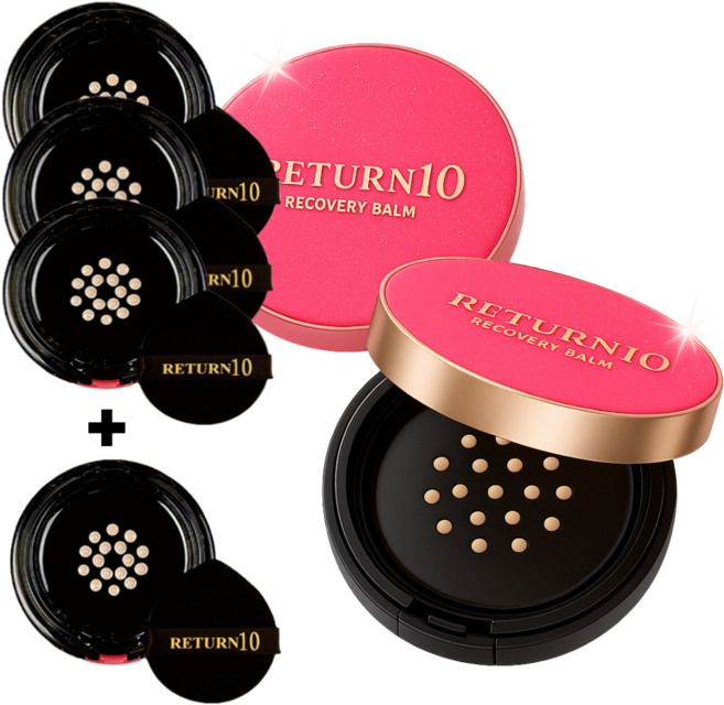 [삼일애]리커버리밤 로얄라이트21호 리필3+본품1+리필1개 서비스, 21, 15g, 4개