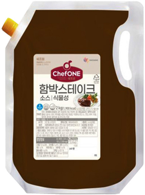 쉐프원 깐풍기소스 2kg/청정원 소스, 1개, 2kg