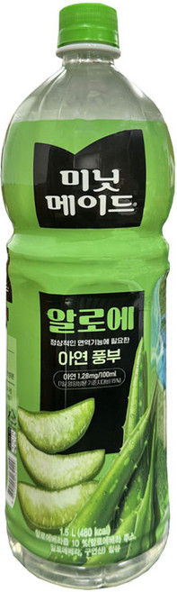 미닛메이드 알로에, 1.5L, 10개