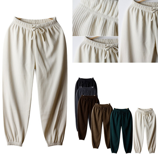 애니진 여성 골덴 봄가을 조거 바지 밴딩팬츠 0921