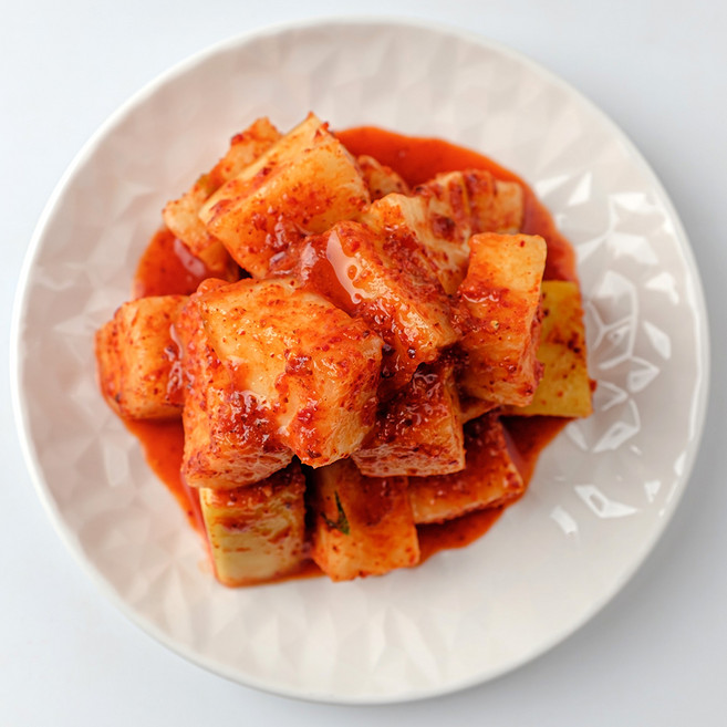 제주 월동무로 만든 깍두기 깍뚜기 당일제조 깍둑이, 1개, 2kg