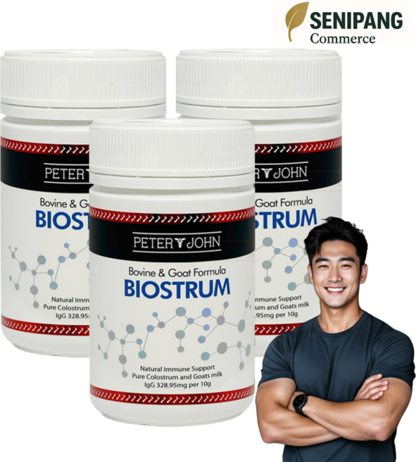 피터앤존 뉴질랜드 산양유 초유 단백질 바이오스트럼 츄어블 300정 x 3통, 3개, 306g