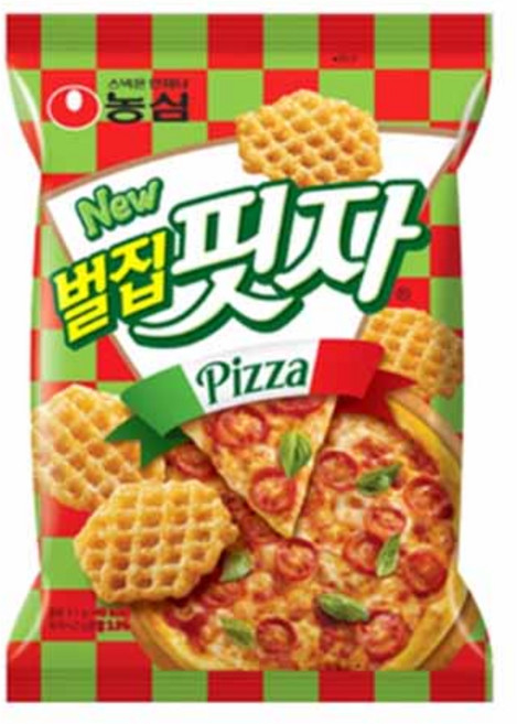 농심 벌집핏자 90gx2봉/피자맛스낵/벌집피자, 90g, 2개