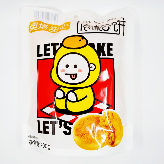 러우숭빙 닭고기 육송병 ROU SONG BING, 200g, 1개