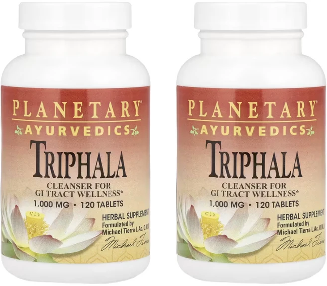 Planetary Herbals Ayurvedics Triphala 120정 2개 - 쿠팡