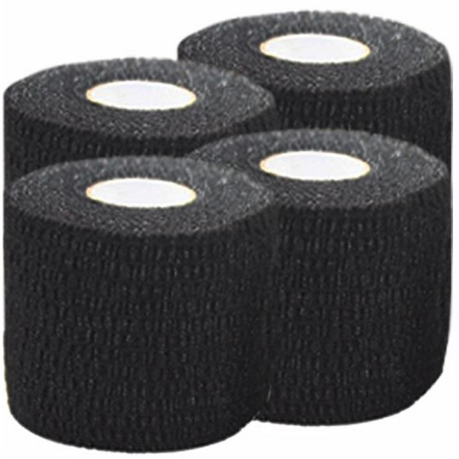 파라오스포츠 라텍스프리 저자극 뮬러 볼링 리프팅테이프, 블랙, 4개