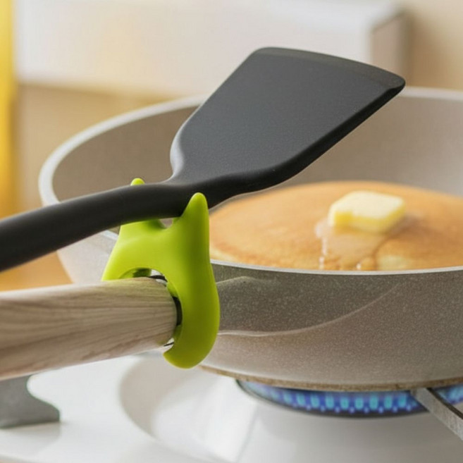 하코인하코 실리콘 냄비클립 스푼 거치대 국자받침 5개세트, 4개