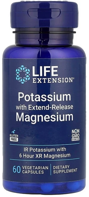 Life Extension 칼륨 서방형 마그네슘 함유 베지 캡슐 60정 LEX-23096, 1 - 쿠팡