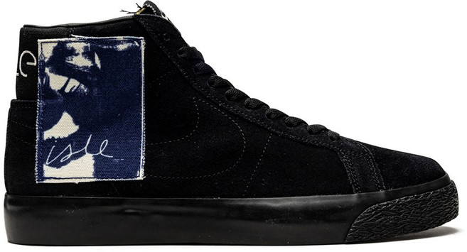 나이키 나이키 X 아일 스케이트보드 SB 줌 블레이저 미드 스니커즈