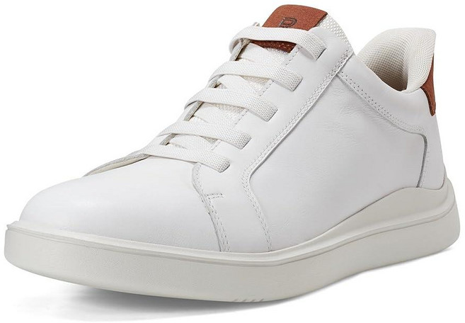 Rockport 남성용 Tynnar 스니커즈 화이트 가죽 9.5