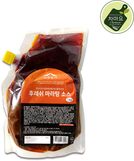 고추명가 후레쉬 마라탕소스 1kg, 1개