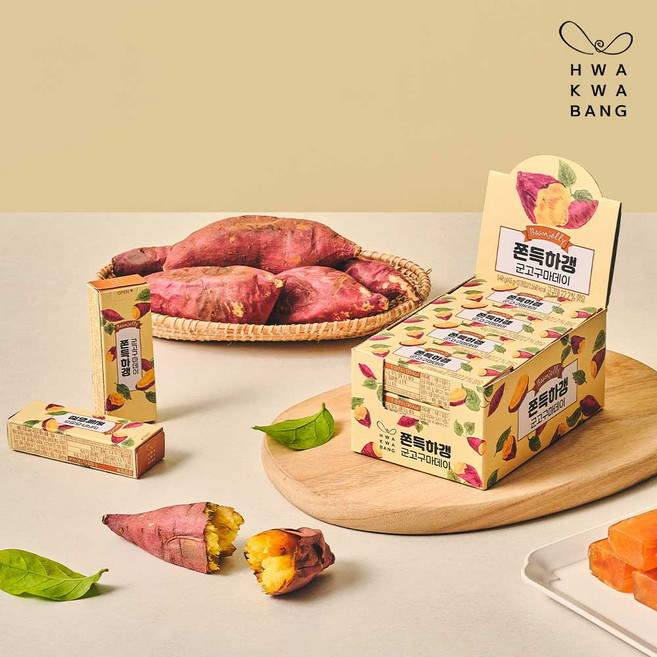 화과방 쫀득하갱 팥데이, 540g, 1개