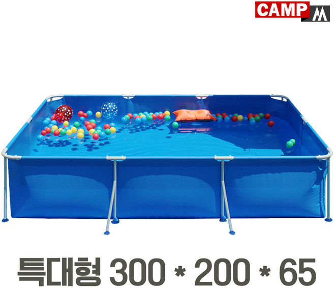 캠프엠 풀장 물놀이 대형 유아 사각 베란다 미니 수영장 소형 특대형 중형 어린이 어른용 튜브 이동식 기둥 용품 프레임 실내 가정용 아기 야외 간이 옥상 AFYHE_30 [풀장모음], 캠프엠_사각 프레임 풀장 특대, 1개