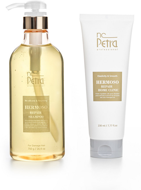 엔씨페트라 에르모소 프로폴리스 리페어 샴푸 750g + 홈크리닉 230g 에르노브, 1개, 980ml