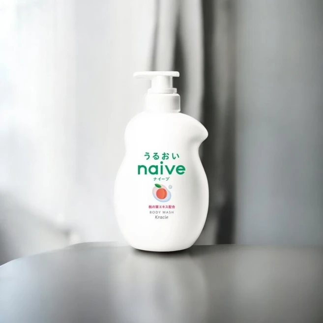 Kracie 크라시에 나이브 바디워시 복숭아 본품 클렌징 케어 530ml - 쿠팡