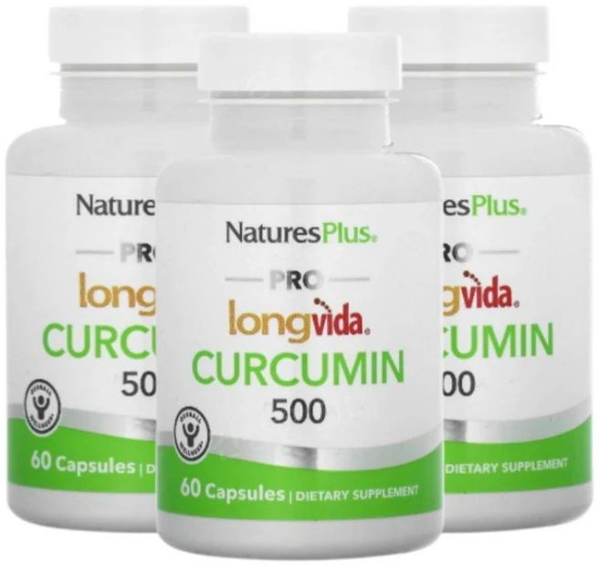 네이쳐스플러스 프로롱비다 커큐민 500mg 60 캡슐, 3개, 60정 - 쿠팡