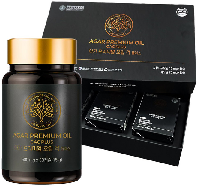 침향환 침향단 베트남 침향오일 캡슐 아가로얄 걱 오일 부모님 효도 선물, 30정 3세트 (총 90정), 1세트