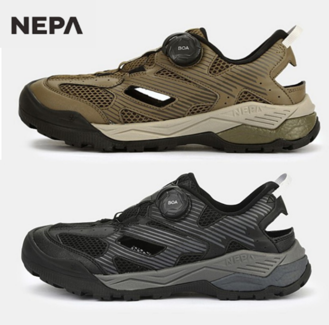 [정가179 000] 네파 공용 사일러스 트레킹 샌들 등산 캠핑 아웃도어 착화감 편안한 쿠셔닝 통기성 메쉬