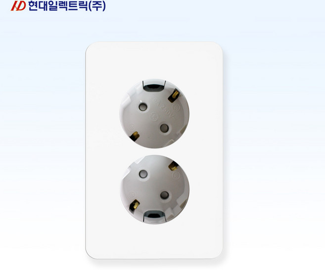 현대일렉트릭 매입콘센트 2구, 10개