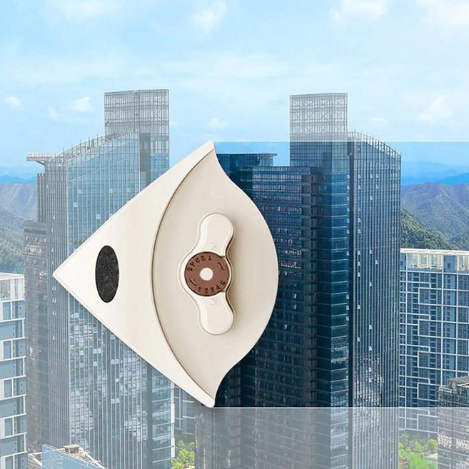 베란다 아파트 유리창 창문 청소 세척 닦이 5-25mm, 1개, 자석유리창청소5-25mm