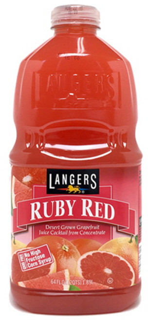 랭거스 루비레드 자몽 과일주스, 1.89L, 1개