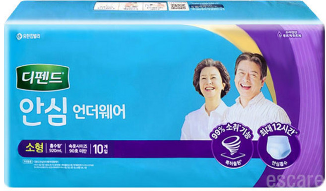 디펜드 성인용기저귀 팬티형 소형, 10개입, 1개