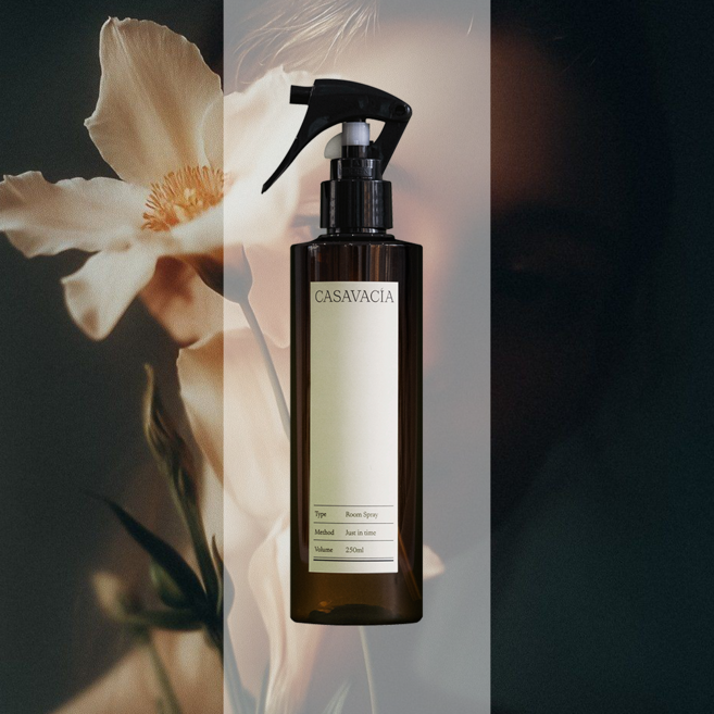 카사바시아 미술관 룸스프레이 섬유향수 멀티퍼퓸 필로우미스트, 1개, 250ml, 화이트 플라워