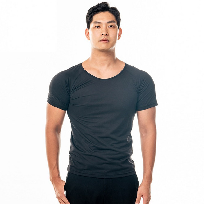 위너핏 남자 어깨뽕 반팔티 어깨패드 남자 보정속옷