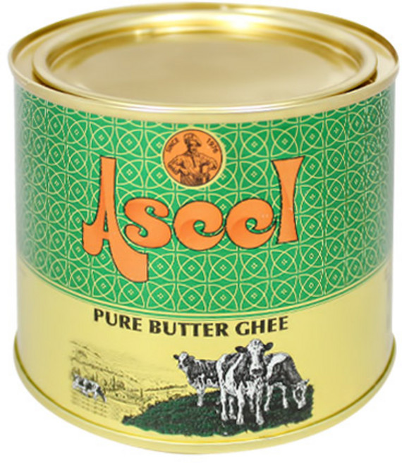 ASEEL PURE BUTTER GHEE 푸어 기버터, 1개, 400ml