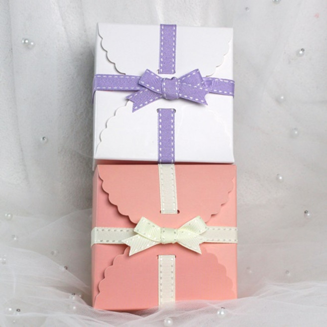 포장 컬러 리본 10mm 스티치 5yd, 퍼플