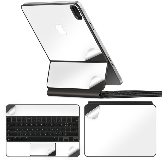 아이패드 프로 매직키보드 호환 기스방지 외부 보호필름, 1개, 매트화이트