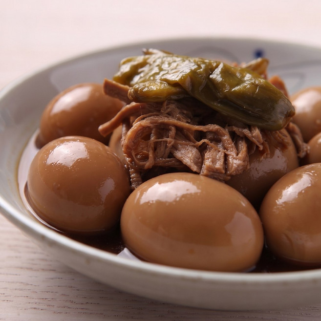 단짠단짠 밥도둑! 국내산 한우 소고기 계란 장조림 + 마요네즈 증정, 1개, 500g
