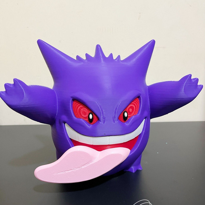 寶可夢 3D打印玩偶擺件, 1個, 耿鬼小 10-13cm