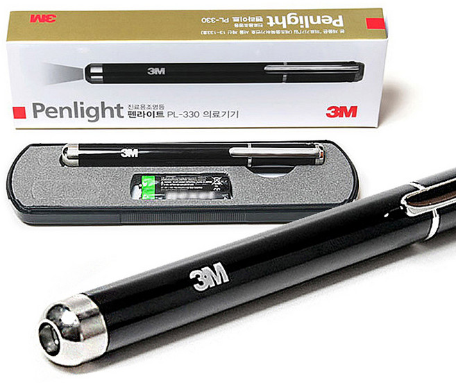 3M 펜라이트 PL-330 휴대용 의료용 볼펜형 진료용 조명, 1개