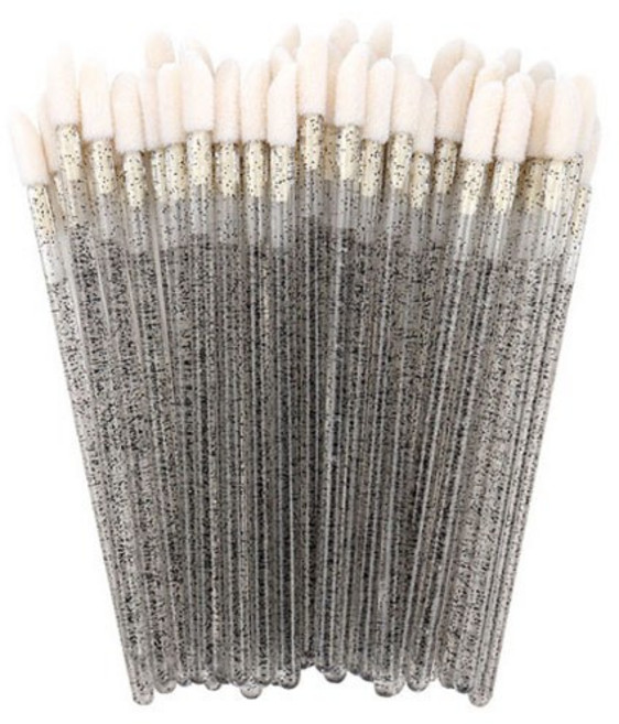 타이탄 일회용 메이크업 립 브러쉬, 랜덤발송, 50개