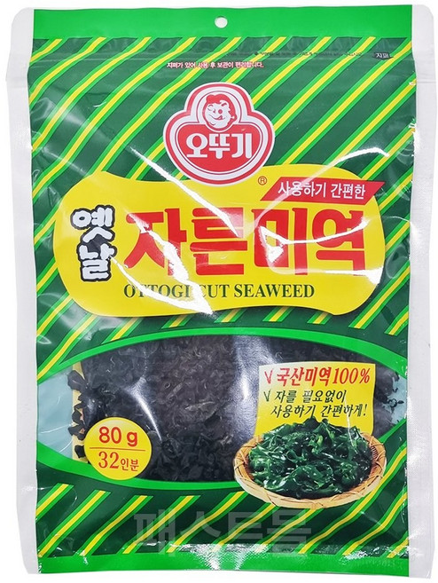 오뚜기옛날 자른미역, 80g, 1개