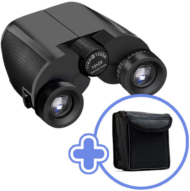 YOUCHEN 고배율 고성능 망원경 콘서트 오페라글라스 쌍안경 12X25, 25mm