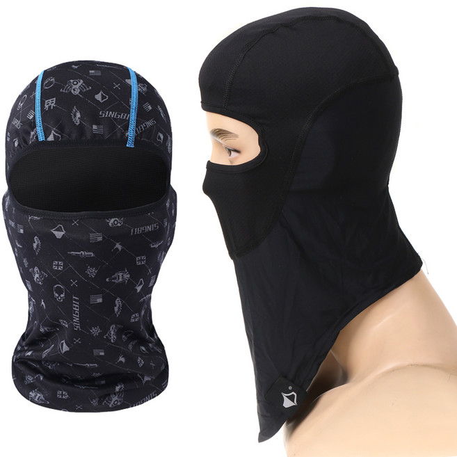SMC 쿨바라클라바 자외선차단 두건 멀티 바라크라바, 블랙, 1개