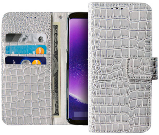 갤럭시 와이드7 (SM-M156) 크로커샤인 슬림한지갑형 다이어리형 휴대폰 케이스