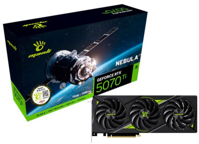 [MANLI] 지포스 RTX 5070 Ti Nebula D7 16GB 대원씨티에스