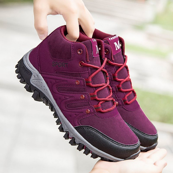 세계일주 여성용 운동화 등산화 캐주얼 경량 앵클 부츠 겨울여성 부츠 첼시 부츠 키높이 털부츠