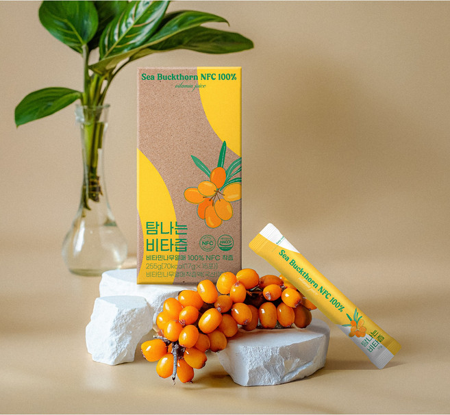 강원도 국내산 비타민나무열매만을 착즙한 탐나는 비타즙, 15개, 17g