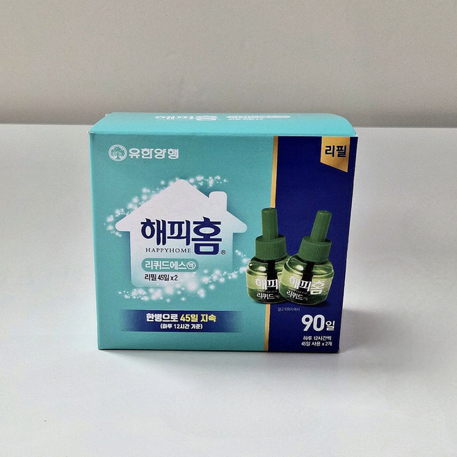 해피홈 리퀴드 리필 45x2개 90일용, 1개, 45ml